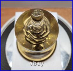 Disney Beauty and the Beast Enchanted Gold Rose Snow Globe New in Box