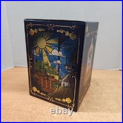 Disney Beauty and the Beast Enchanted Gold Rose Snow Globe New in Box