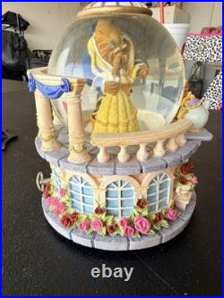 Disney Beauty and the Beast Large Musical Snow Globe Music Box