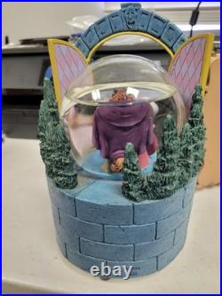 Disney Beauty and the Beast Snow Globe Lumiere Mrs Potts Cogsworth Wardrobe