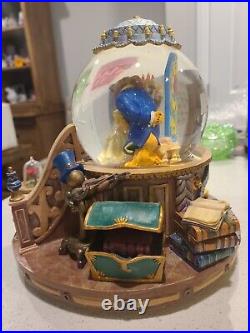 Disney Beauty and the Beast Snow Globe With Light Up Fireplace & Music READ