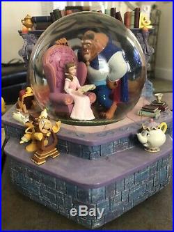 Disney Beauty and the Beast musical snow globe