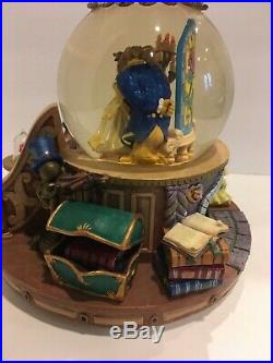 Disney Beauty and the Beast musical snowglobe Enchanted Love