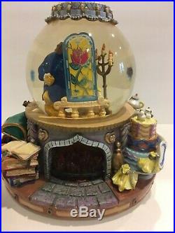 Disney Beauty and the Beast musical snowglobe Enchanted Love