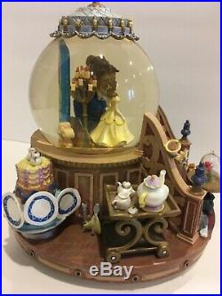 Disney Beauty and the Beast musical snowglobe Enchanted Love