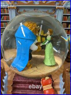 Disney Beauty & the Beast Library There's Something There Snowglobe