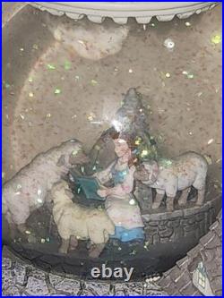 Disney Beauty & the Beast Village Musical Snow Globe READ