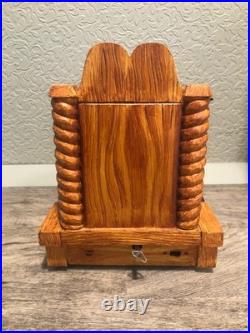 Disney Captain Hook Tinker Bell Snow Globe Light up & Music Box Moonlight Sonata