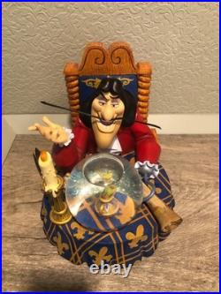 Disney Captain Hook Tinker Bell Snow Globe Light up & Music Box Moonlight Sonata