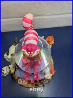 Disney Cat Characters Snow Globe, Cheshire Cat & Aristocats Figures Music Box