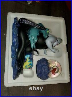 Disney Catalog Exclusive Ursula Sculpture with Mini Snowglobe rare w box