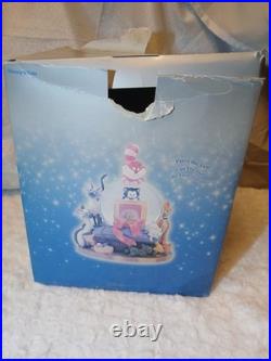 Disney Cats Cheshire Cat Snow Globe Plays Can You Feel the Love Tonight