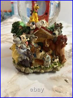 Disney Cats & Dogs Snow Globe Best Friends Pluto, Cheshire Cat, Dalmatians RARE Disney Cats & Dogs Snow Globe Best Friends Pluto, Cheshire Cat, Dalmatians RARE