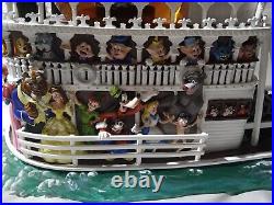 Disney Characters Liberty Belle Riverboat Fantasmic Musical Snow Globe Rare Read