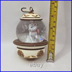 Disney Christmas Ornament Snow Globe w Marie The Aristocrats 2010 Extremely Rare Disney Christmas Ornament Snow Globe w Marie The Aristocrats 2010 Extremely Rare