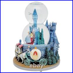 Disney Cinderella 2 Tier Musical Snow Globe