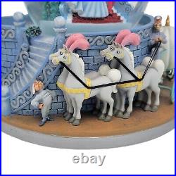 Disney Cinderella 2 Tier Musical Snow Globe