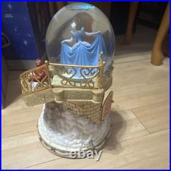 Disney Cinderella Belle Aurora Ariel Princesses Staircase Snow Globe