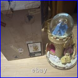 Disney Cinderella Belle Aurora Ariel Princesses Staircase Snow Globe
