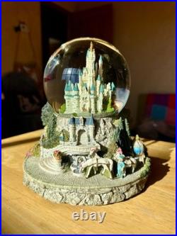 Disney Cinderella Castle Musical Snow Globe So This Is Love Rare