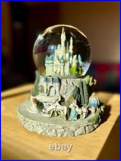 Disney Cinderella Castle Musical Snow Globe So This Is Love Rare
