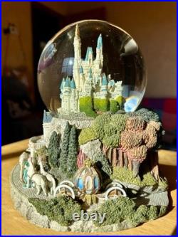 Disney Cinderella Castle Musical Snow Globe So This Is Love Rare