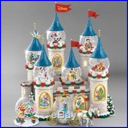 Disney Cinderella Castle Water Globe / Snowdome Complete Collection 9 Pieces