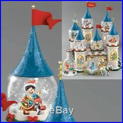 Disney Cinderella Castle Water Globe / Snowdome Complete Collection 9 Pieces