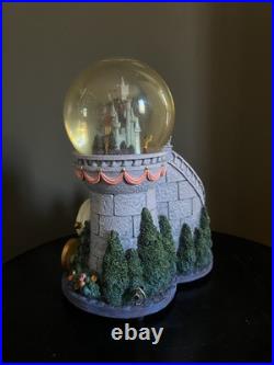Disney Cinderella Dream of the Ball Musical Staircase Snow Globe Glass Slipper