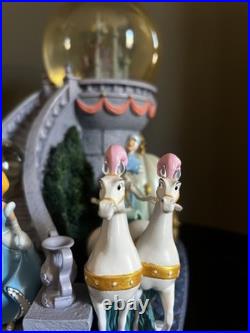 Disney Cinderella Dream of the Ball Musical Staircase Snow Globe Glass Slipper