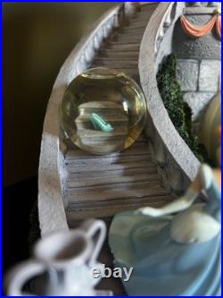 Disney Cinderella Dream of the Ball Musical Staircase Snow Globe Glass Slipper
