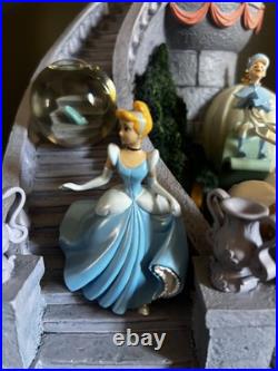 Disney Cinderella Dream of the Ball Musical Staircase Snow Globe Glass Slipper