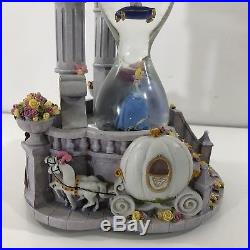 Disney Cinderella Lighted Castle Hourglass Snowglobe Princess So This Is Love
