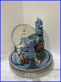 Disney Cinderella Midnight Magic Snow Globe Rotating Base Plays- So This Is Love