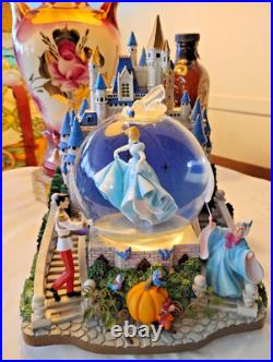 Disney Cinderella Musical Lighted SnowGlobe Resort Special READ