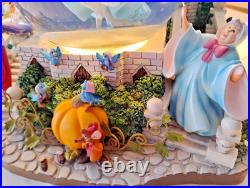 Disney Cinderella Musical Lighted SnowGlobe Resort Special READ