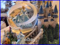 Disney Cinderella Musical Lighted SnowGlobe Resort Special READ