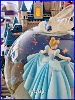 Disney Cinderella Musical Lighted SnowGlobe Resort Special READ