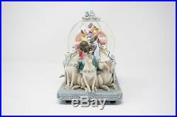 Disney Cinderella Musical Snowglobe Carriage Prince Charming 50th Anniversary