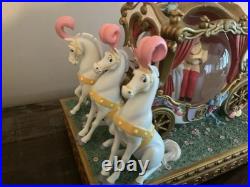 Disney Cinderella & Prince Charming Carriage Musical Snow Globe