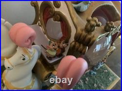 Disney Cinderella & Prince Charming Carriage Musical Snow Globe