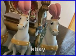 Disney Cinderella & Prince Charming Carriage Musical Snow Globe