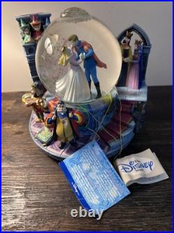 Disney Cinderella Prince Musical Snowglobe Once Upon The Dream lights up! Mint