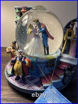 Disney Cinderella Prince Musical Snowglobe Once Upon The Dream lights up! Mint