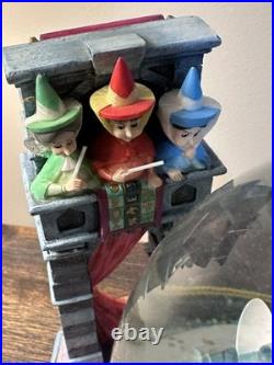 Disney Cinderella Prince Musical Snowglobe Once Upon The Dream lights up! Mint