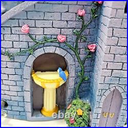 Disney Cinderella Snow Globe Music Box Mice Staircase Rare SEE VIDEO ORG BOX