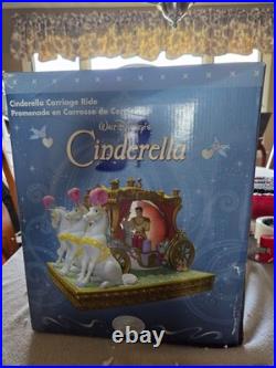 Disney Cinderella Snowglobe Carriage Ride Musical and snow globe