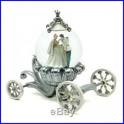 Disney Cinderella Wedding Carriage Snow Globe, Disneyland Paris Original N2096