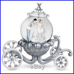 Disney Cinderella Wedding Carriage Snow Globe, Disneyland Paris Original N2096