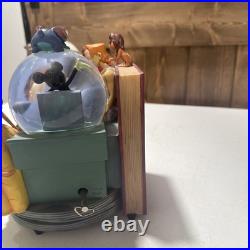 Disney Classics Vol 1 & 11 Through the Years Musical Snow Globe Bookend READ Disney Classics Vol 1 & 11 Through the Years Musical Snow Globe Bookend READ